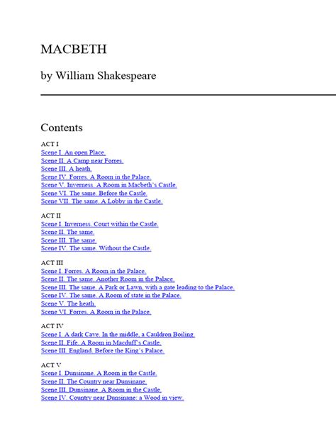 macbeth full text pdf.